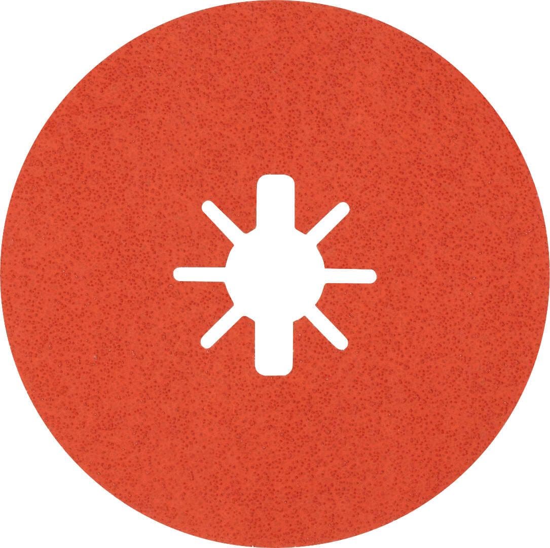 Bosch EXPERT Prisma Ceramic X-Lock fiber disk R782, za nerđajući čelik, 125mm, granulacija 60, pakovanje 5 komada, 2608621809