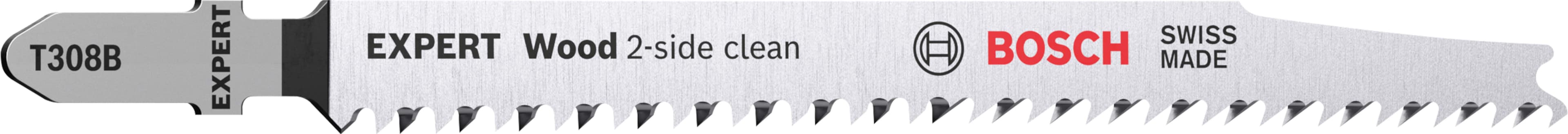 Bosch EXPERT „Wood 2-side clean“ T 308 B list ubodne testere, 3-delni, 2608900550