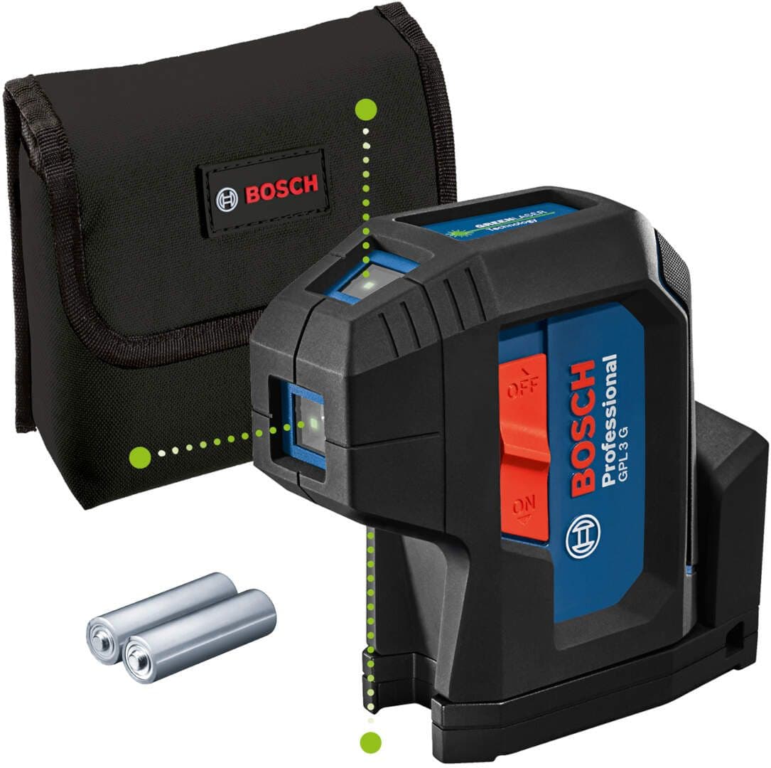 Bosch GPL 3 G laser za tačke 30m, zeleni zrak, 0601066N00