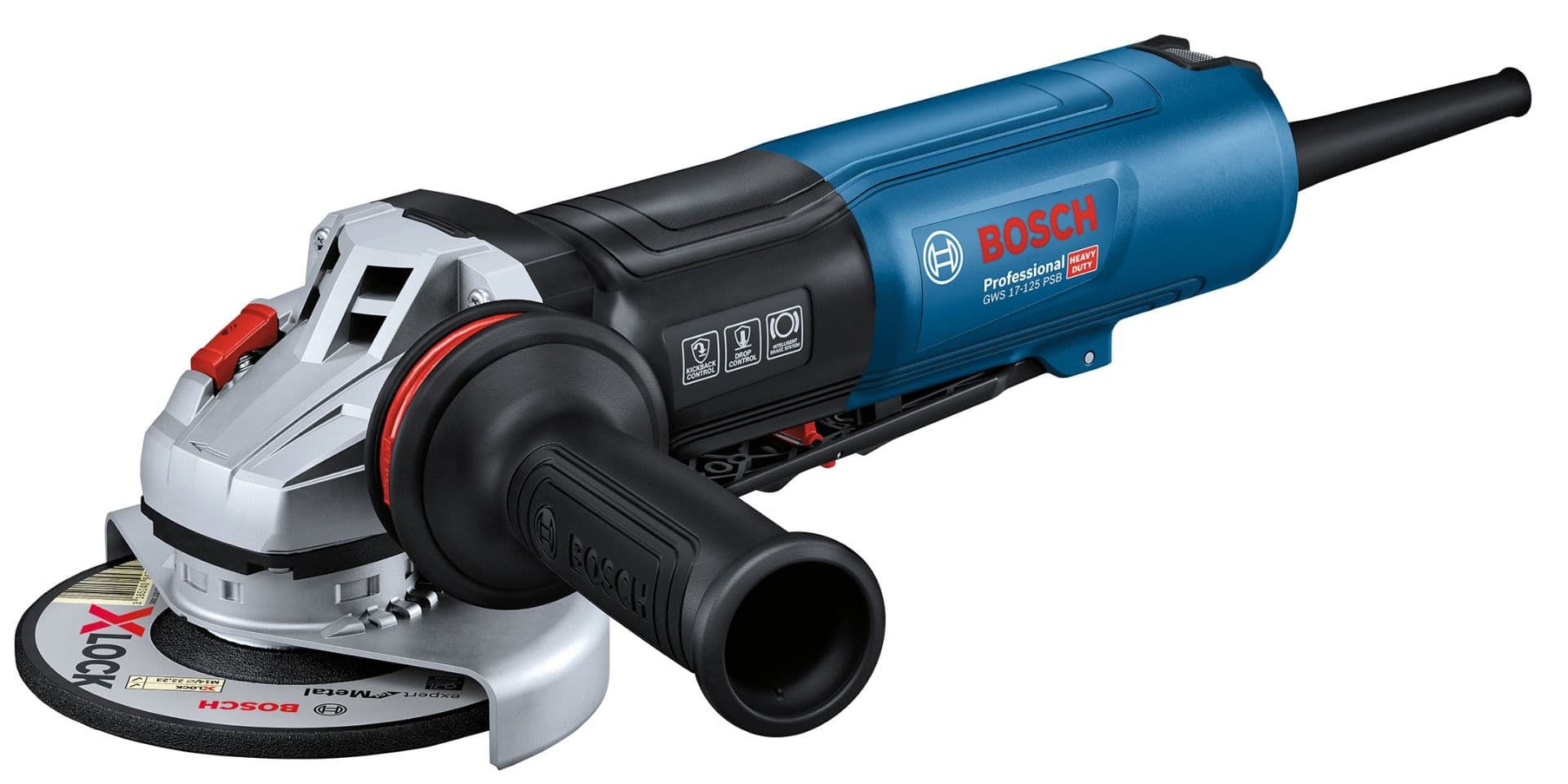 Bosch GWS 17-125 PSB ugaona brusilica 1700W, 125mm sa potenciometrom i Drop Control pametnom kočnicom, 06017D1700