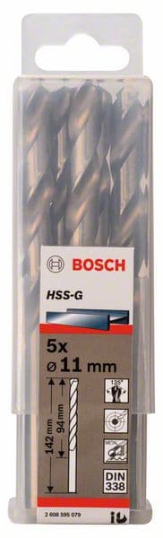 Bosch 2608595079 Burgije za metal HSS-G, DIN 338