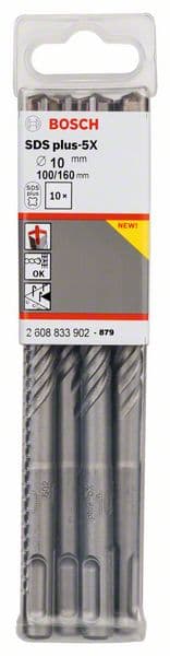 Bosch PRO SDS plus-5X hamer burgija za beton 10x100x160 mm 10/1, 2608833902 - slika 2