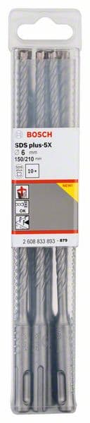 Bosch PRO SDS plus-5X hamer burgija za beton 6x150x210 mm 10/1, 2608833893 - slika 2