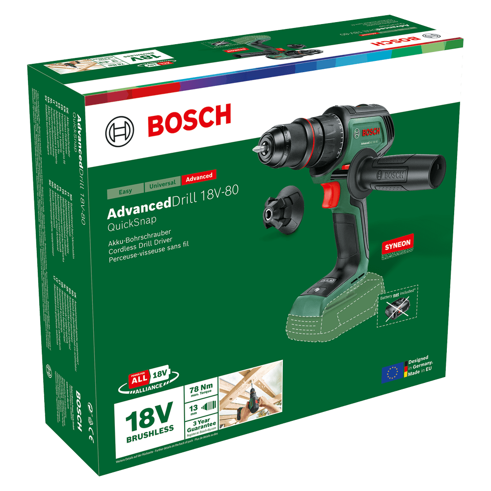 Bosch Akku bušilica-odvrtač Adv.Drill 18V-80, 06039E2000 - slika 4