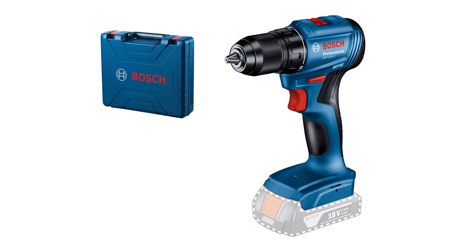 Bosch GSR 185-Li Akumulatorska bušilica - odvrtač 18V, Solo 06019K3003 - slika 8