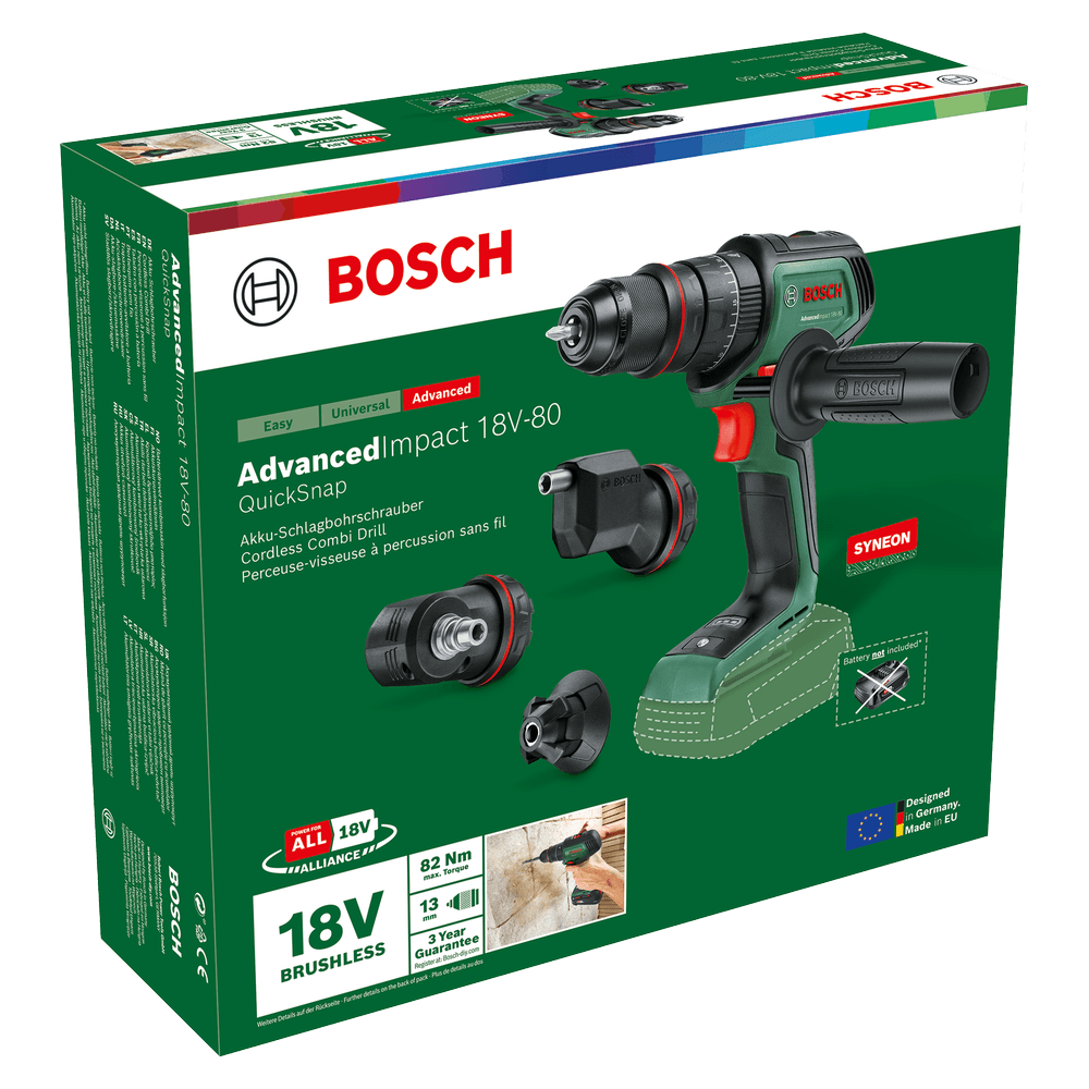 Bosch Aku bušilica-odvrtač Adv.Impact 18V-80, 06039E2103 - slika 4