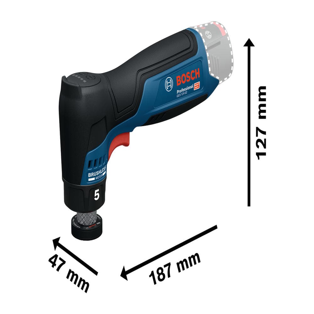 Bosch Aku ekscentar brusilica GEX 12V-32, 06019L2000 - slika 4