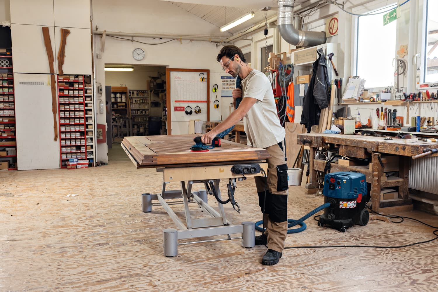 Bosch Aku ekscentar brusilica GEX 18V-150-3, 0601372903 - slika 5