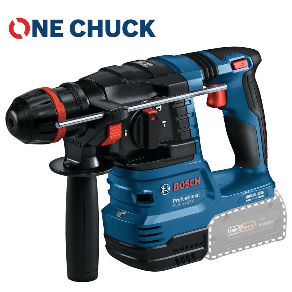 Bosch Aku hamer bušilica GBH 18V-22 X, 0611924100, Solo - bez baterije i punjača