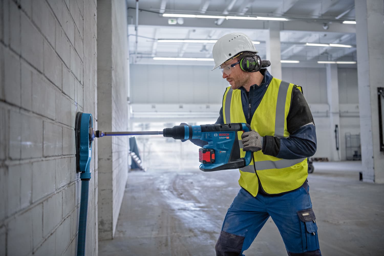 Bosch Akumulatorski elektro-pneumatski čekić za bušenje BITURBO sa SDS max prihvatom GBH 18V-40 C Professional, u XL-BOXX sa setom pribora, 0611917120 - slika 9