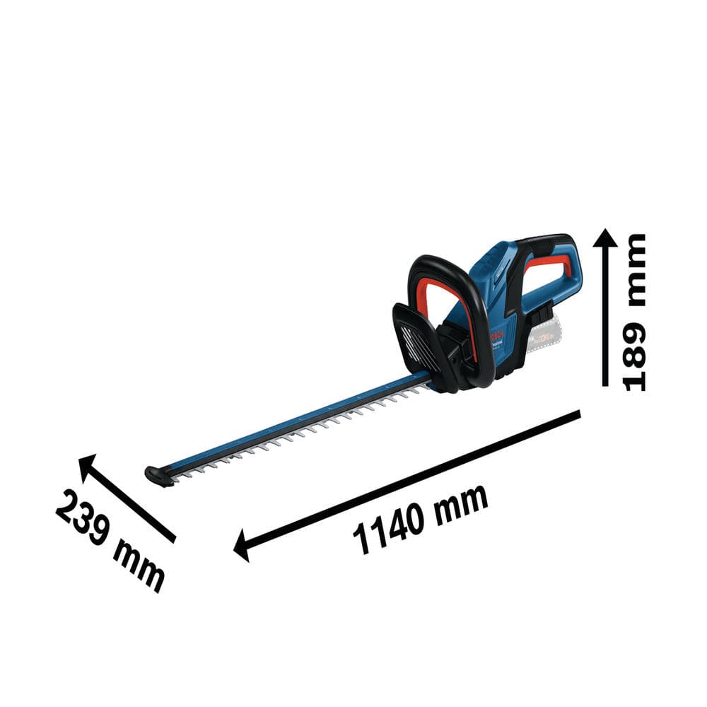 Bosch Aku makaze za živu ogradu GHE 18V-60 II, 06008C9400 - slika 4