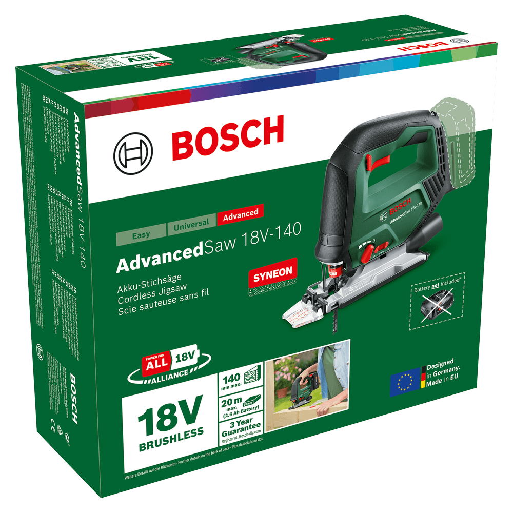Bosch Aku ubodna testera AdvancedSaw 18V-140, 0603013000 - slika 4