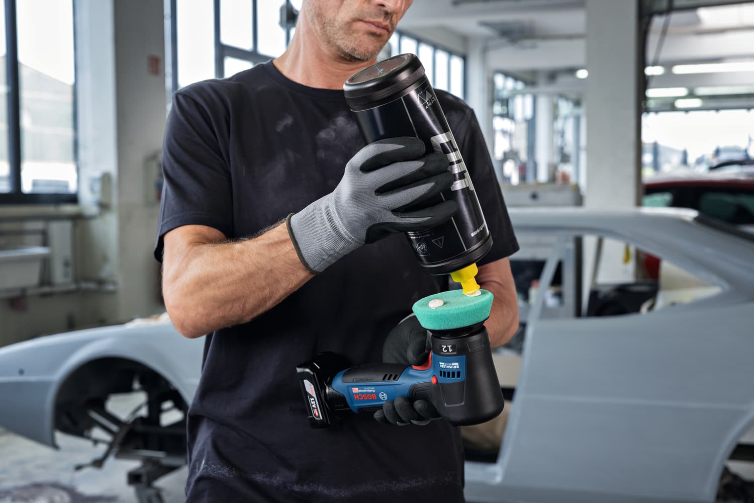 Bosch Aku ugaona brus. za poliranje GPX 12V-77, 06019L4000 - slika 5