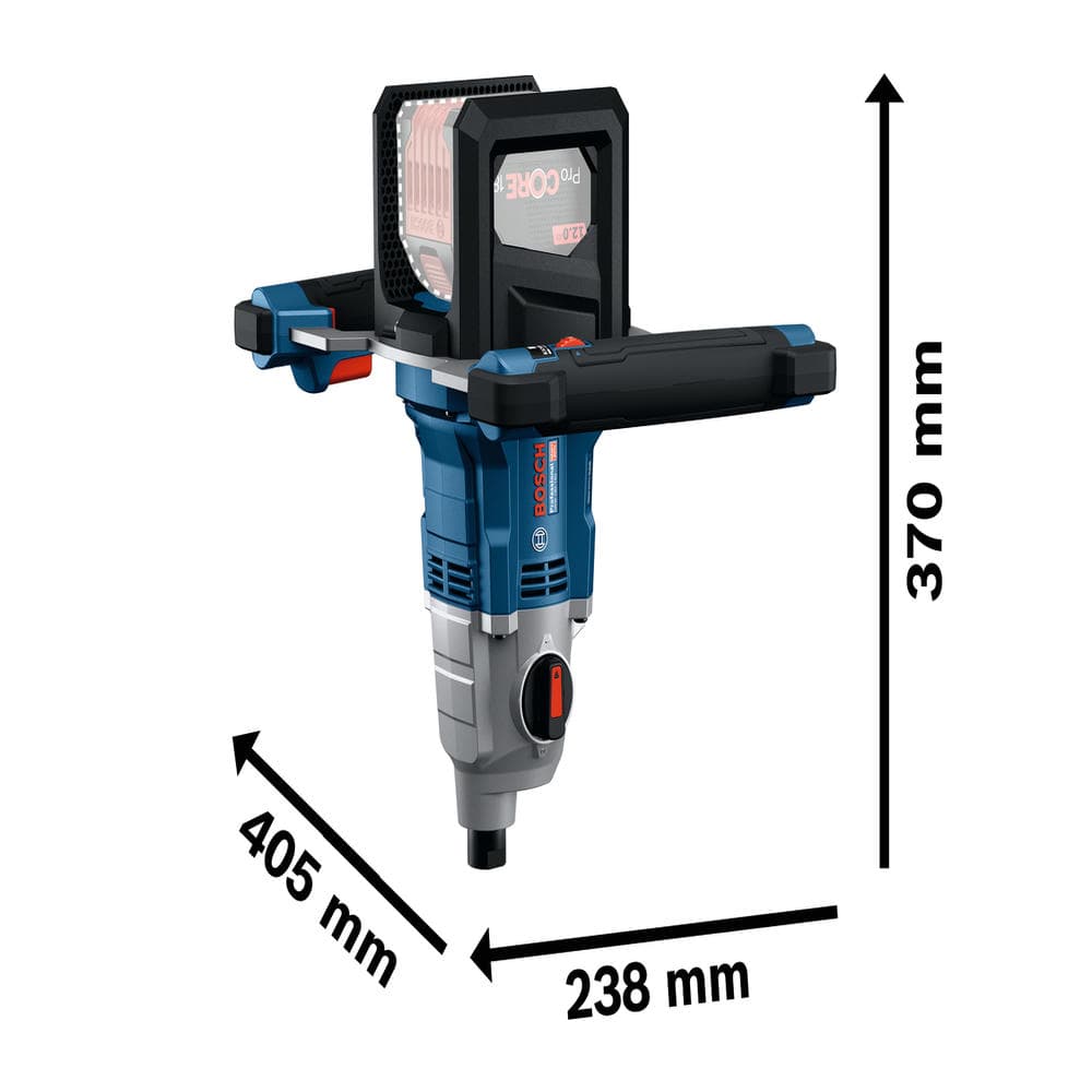 Bosch Akumulatorski mešač GRW 18V-160, 06011C3000 - slika 4