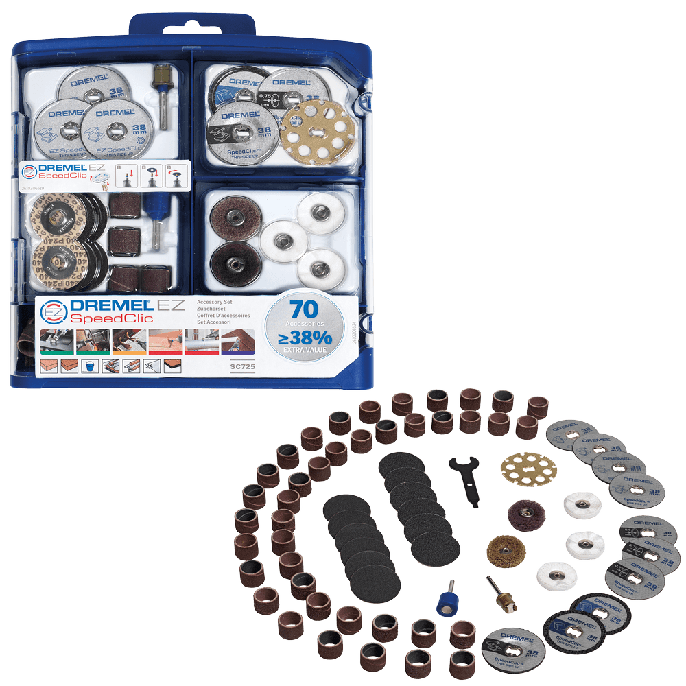 Bosch DREMEL Set pribora EZ SpeedClic 70 kom, 2615E725JA