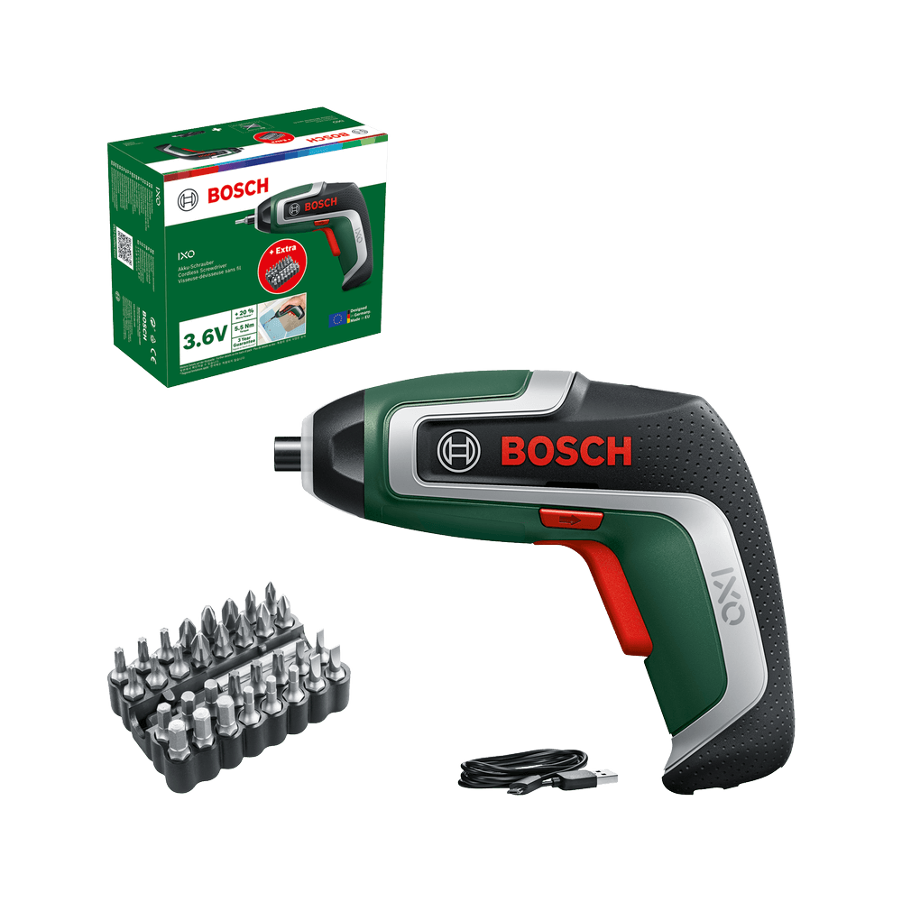 Bosch IXO V jubil aku odvrtač IXO 7 + 32 pcs B, 06039E000B - slika 3