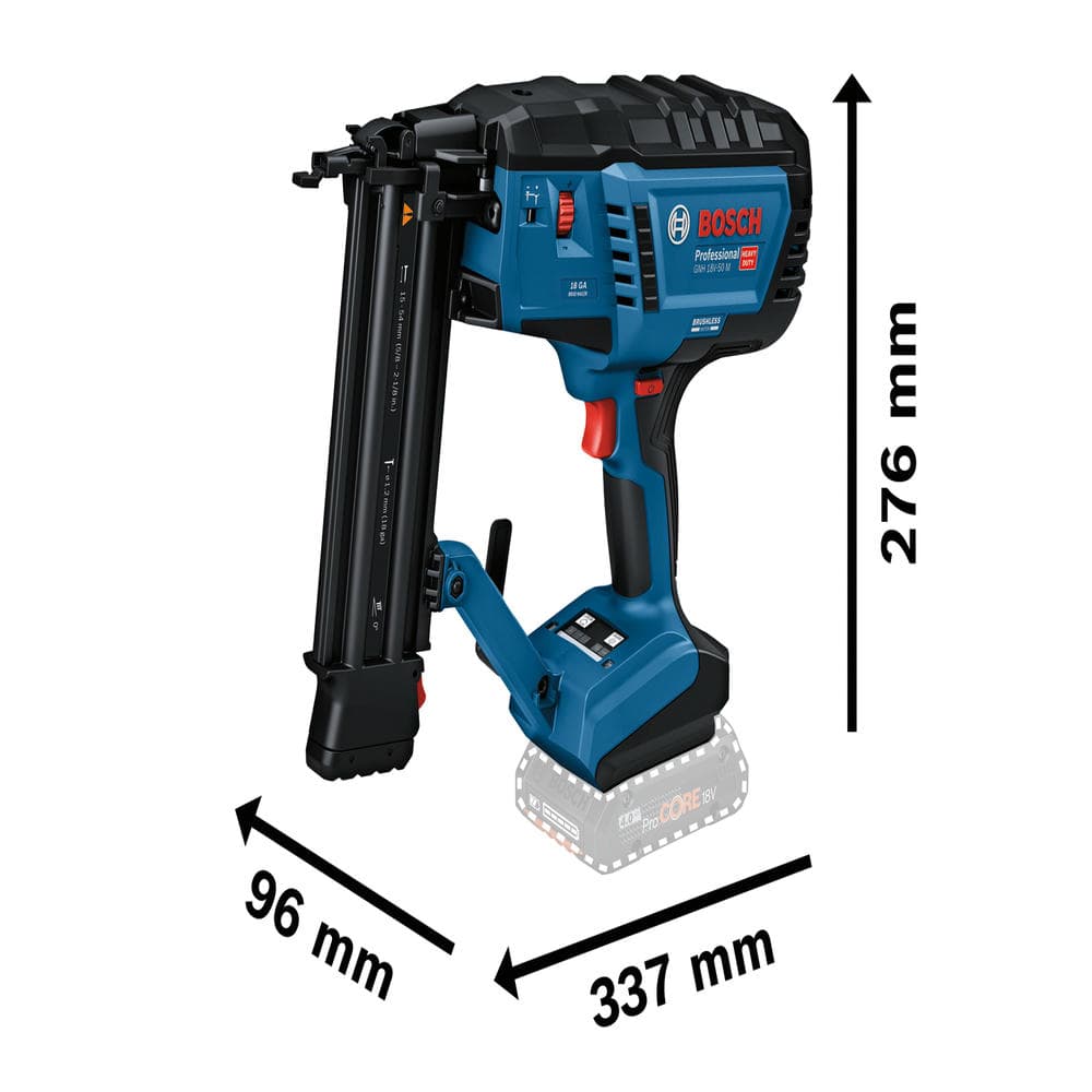 Bosch Pištolj za eksere GNH 18V-50 M solo, L, 0601482401 - slika 4