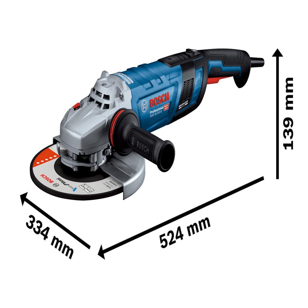 Bosch GWS 30-230 B Ugaona brusilica, 2.800 W 06018G1000 - slika 7