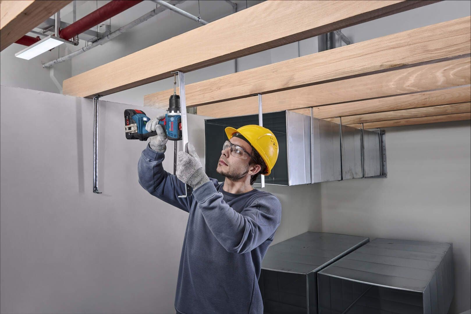 Bosch akumulatorski set alata GSR 18V-65 + GBH 18V-22 + GWS 18V-8 + 2xGBA 18V 4.0Ah + torba, 0615A50094 - slika 5