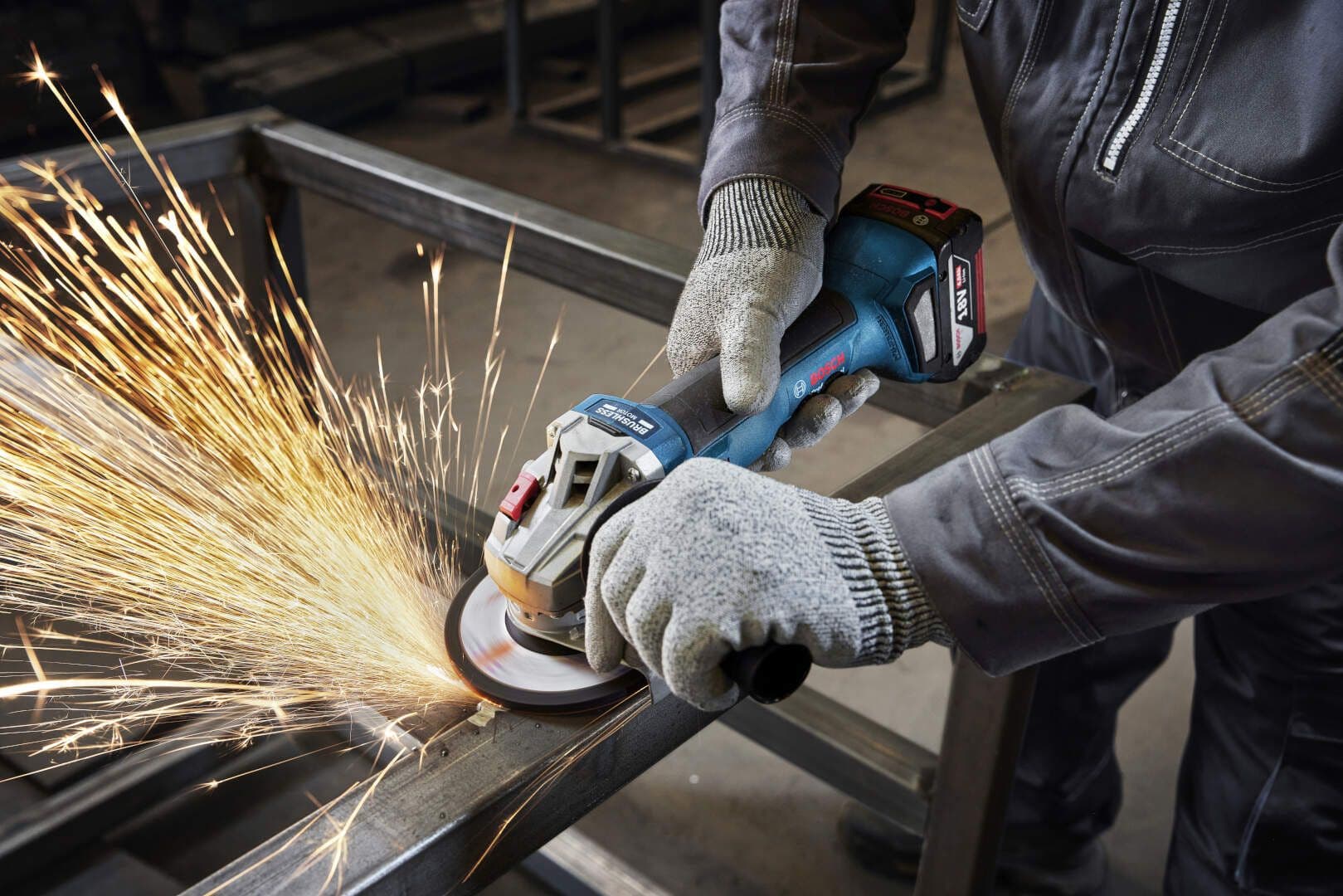 Bosch akumulatorski set alata GSR 18V-65 + GBH 18V-22 + GWS 18V-8 + 2xGBA 18V 4.0Ah + torba, 0615A50094 - slika 6