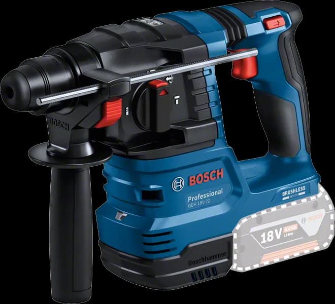 Bosch akumulatorski set alata GSR 18V-65 + GBH 18V-22 + GWS 18V-8 + 2x GBA 18V 5,0Ah + 3x L-BOXX, 0615A5009G - slika 3