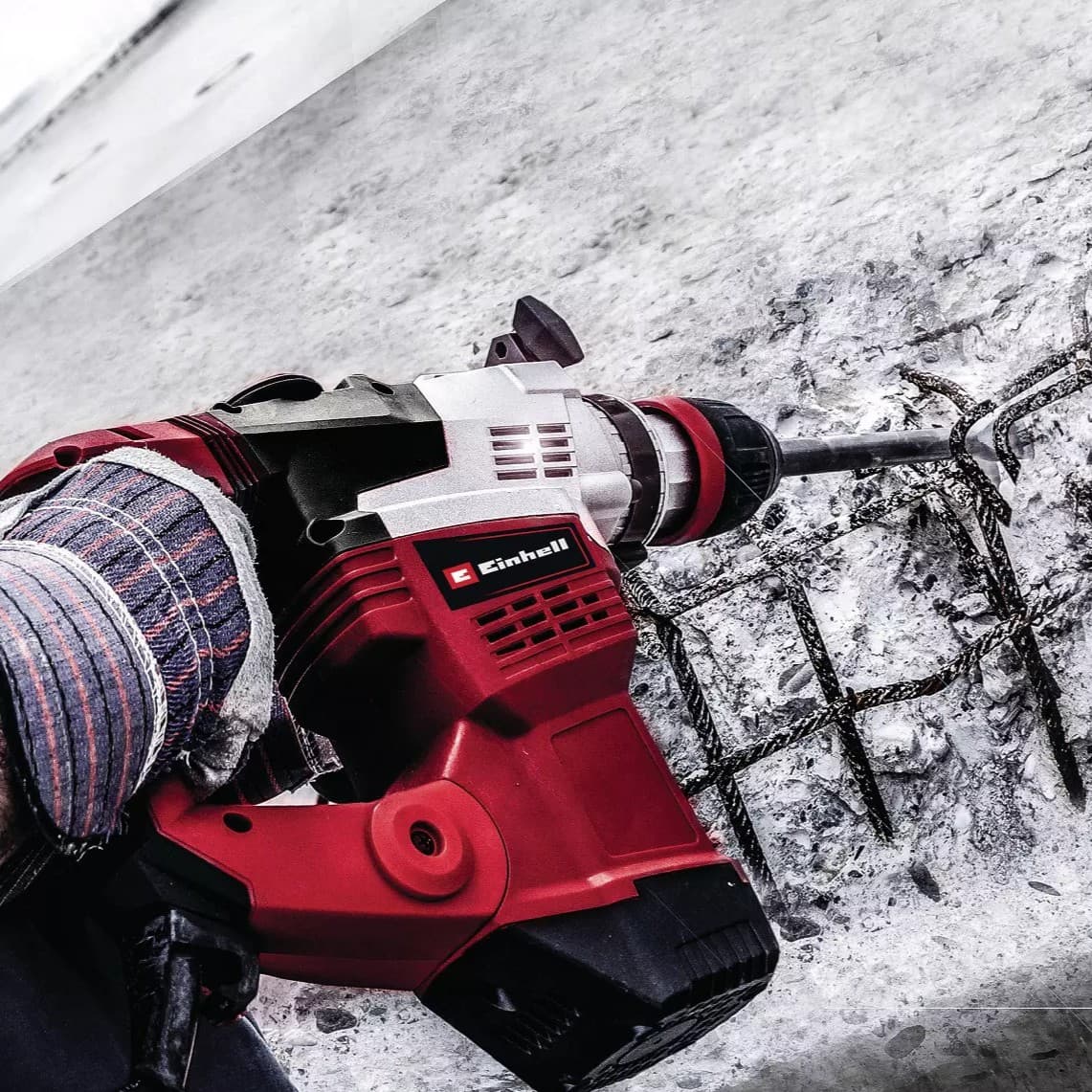 Einhell TE-RH 38 3F električni čekić bušilica SDS-Max, 1050W, u koferu - slika 3