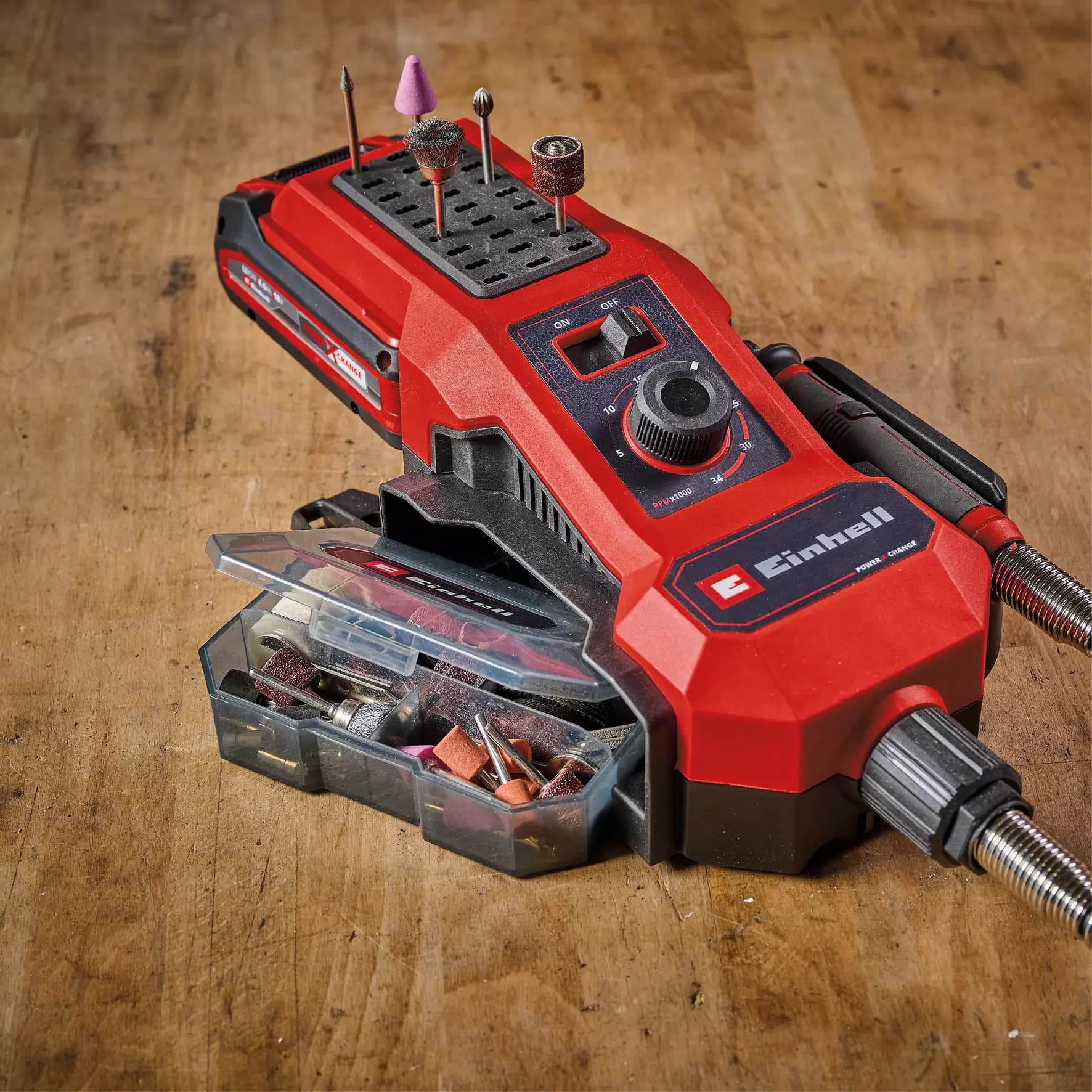 Einhell TE-MT 18/34 Li akumulatorski višenamenski alat za brušenje i graviranje, bez baterije i punjača - slika 4