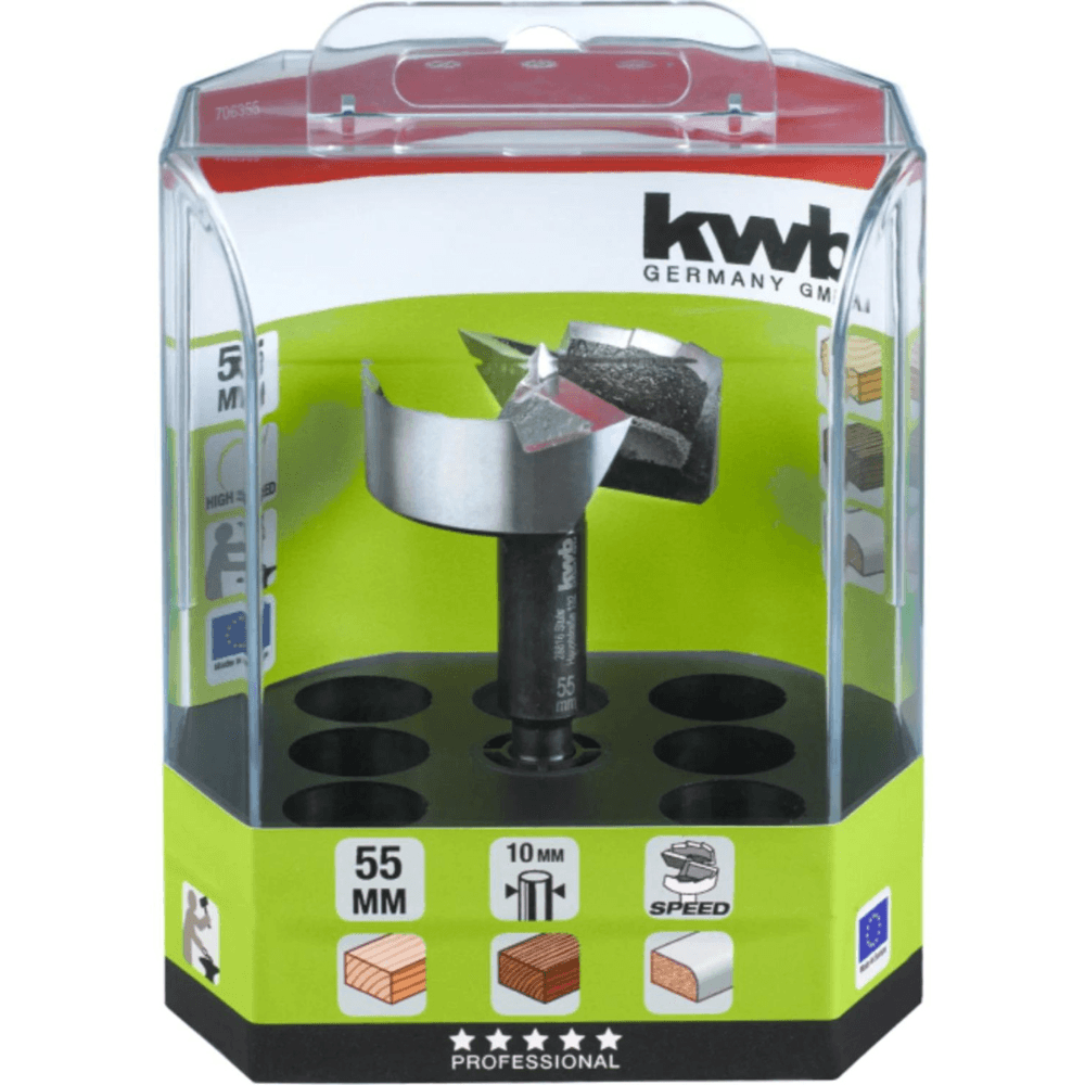 Einhell 49706455 Speed čeona burgija za drvo 55, 10mm, Forstner, DIN 7483 G, Expert - slika 2