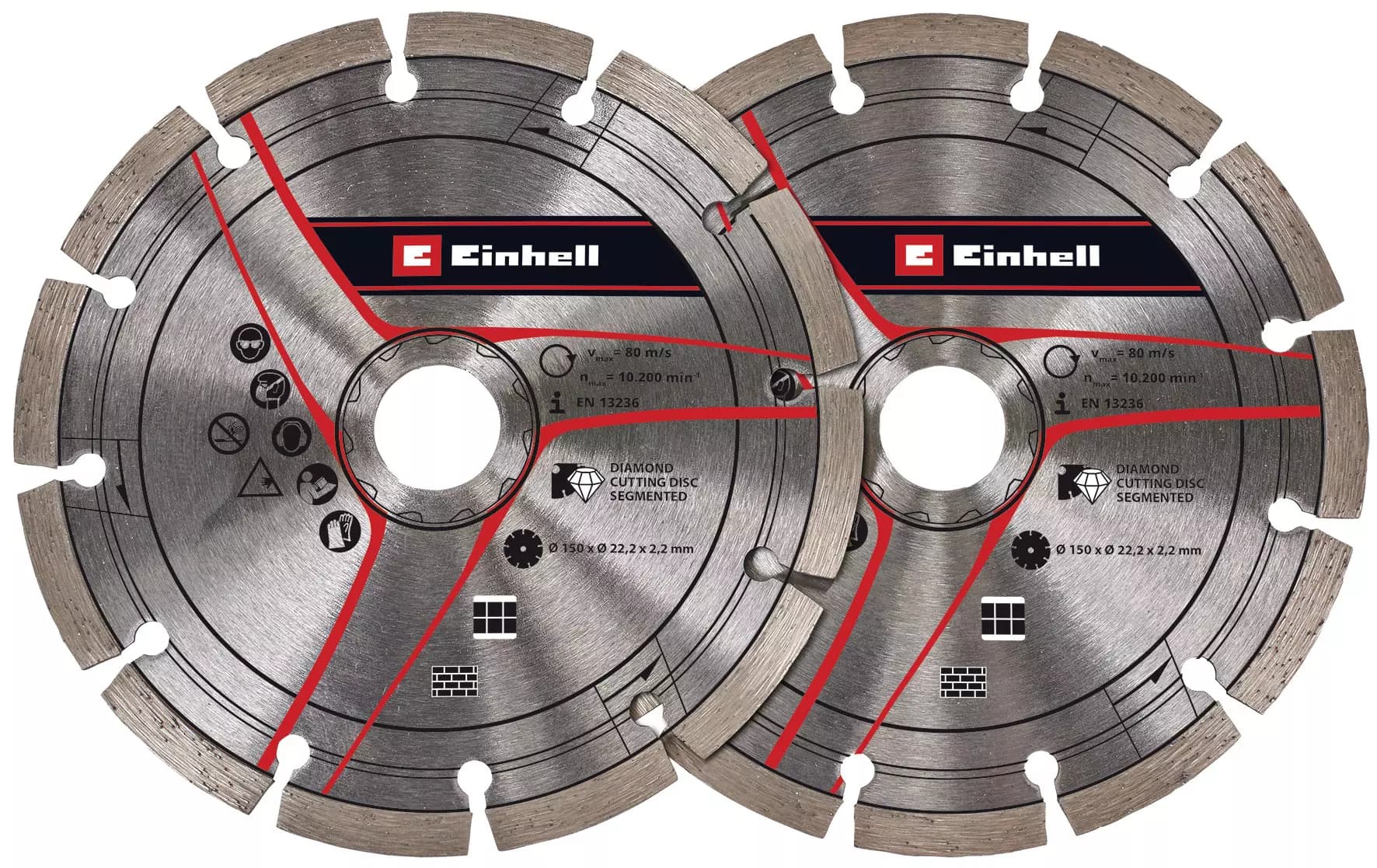 Einhell 4350741 dijamantski rezni disk, 150mm, 2kom