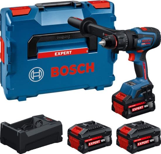 Bosch EXPERT EXSB18V-150 akumulatorska vibraciona bušilica - odvrtač, 18V, sa 2x8Ah baterije, 1x5.5Ah baterijom i punjačem