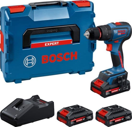 Bosch EXPERT EXSB18V-90 vibraciona akumulatorska bušilica - odvrtač, 18V, sa 3x4Ah baterije i punjačem