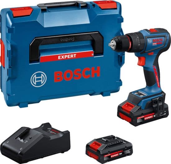 Bosch EXPERT EXSB18V-90 vibraciona akumulatorska bušilica - odvrtač, 18V, sa 2x4Ah baterije i punjačem