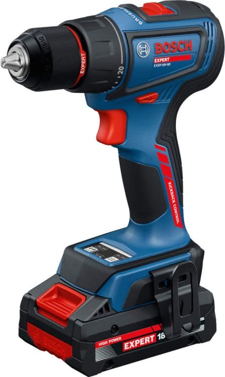 Bosch EXPERT EXSR18V-90 akumulatorska bušilica - odvrtač, 18V, sa 2x4Ah baterije i punjačem - slika 2