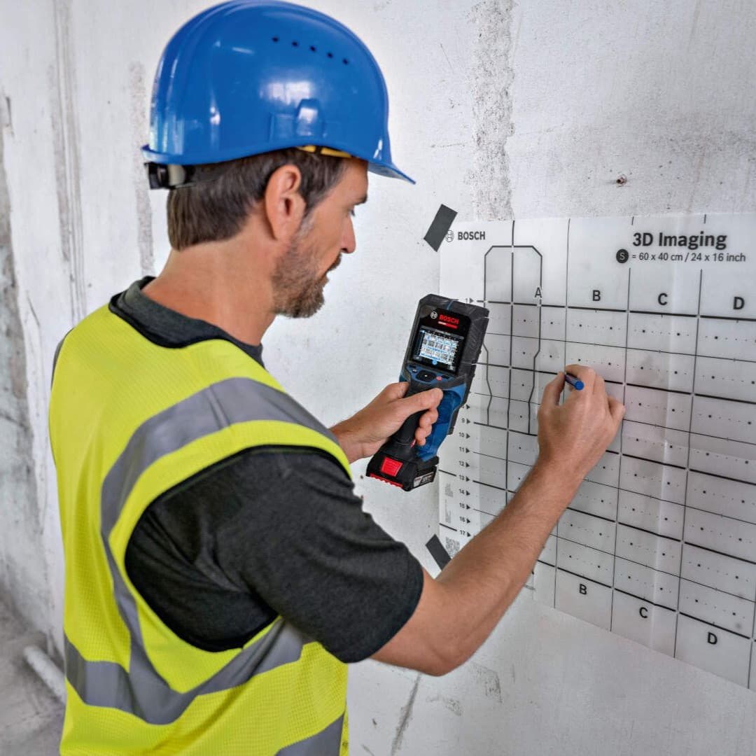 Bosch EXPERT D-tect 18V-200-17C 3D zidni skener - detektor, sa 1x2Ah baterijom i punjačem - slika 3