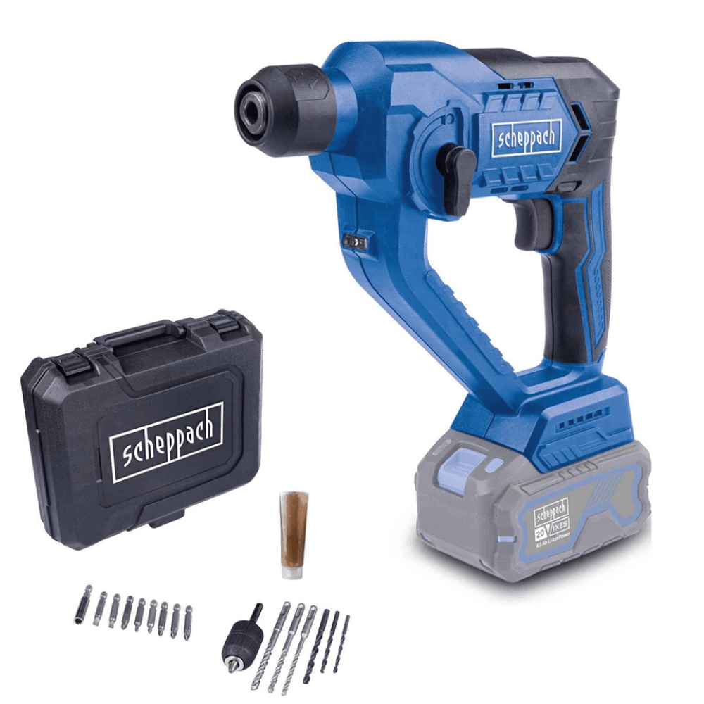 Scheppach IXES C-RHD130-X akumulatorska udarna čekić bušilica, SDS-PLUS, 20V, bez baterije i punjača