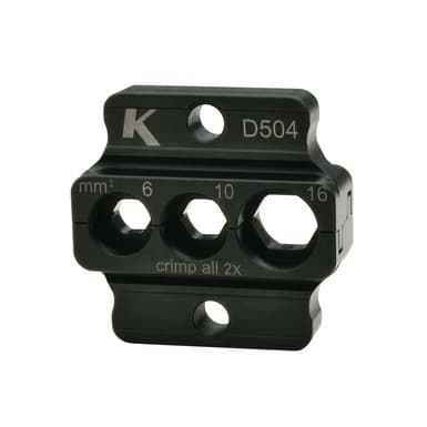 Klauke D504 umetak za presovanje DIN kablovskih papučica, 6 - 16 mm²