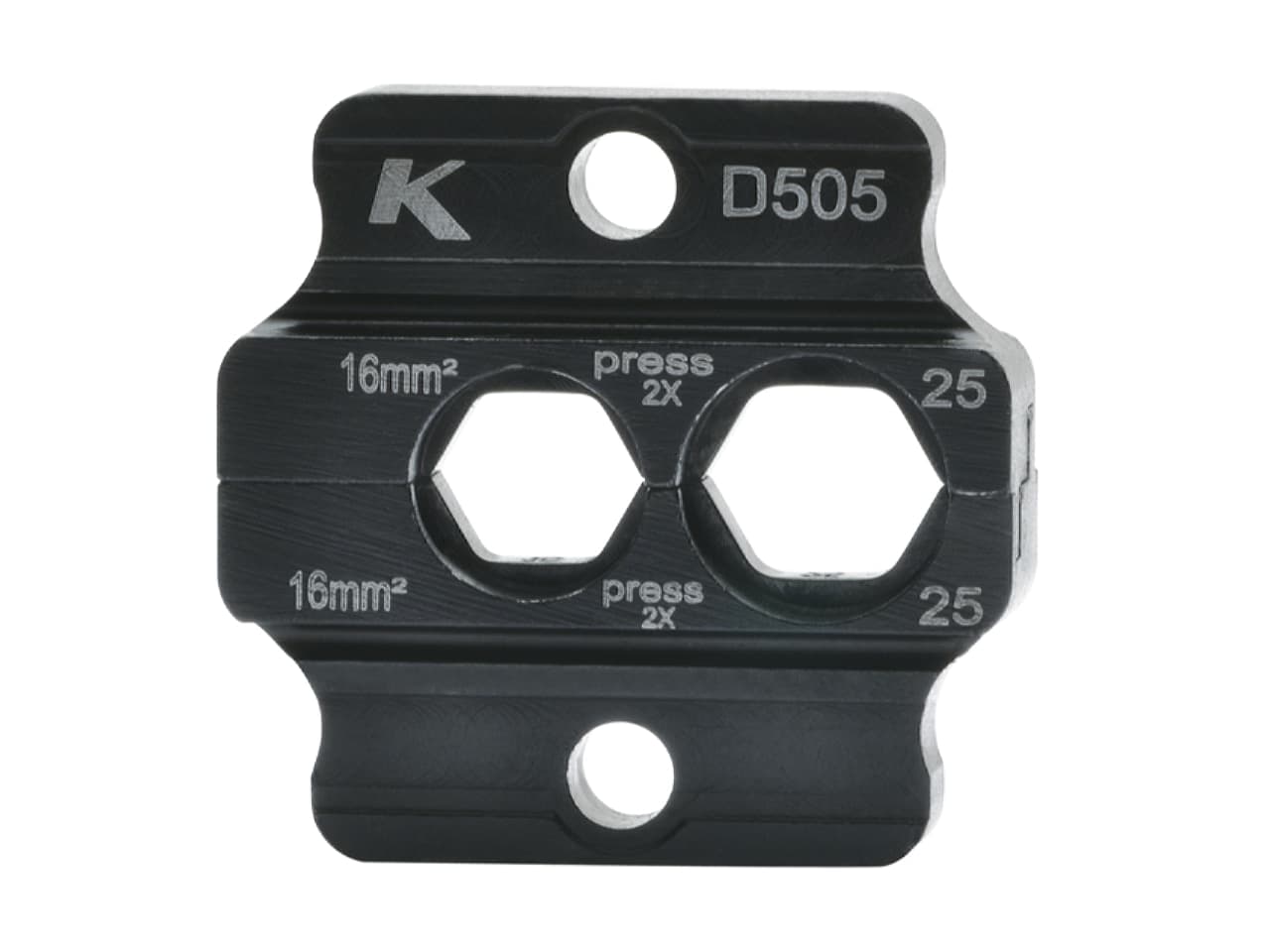 Klauke D505 umetak za presovanje DIN kablovskih papučica, 16 - 25 mm²
