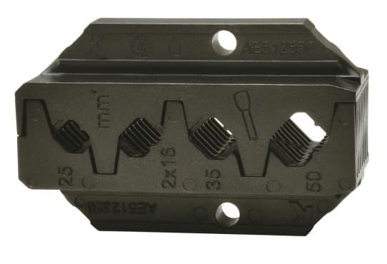 Klauke AE512550 umetak za hilzne, 25-50 mm², 2x16 mm²