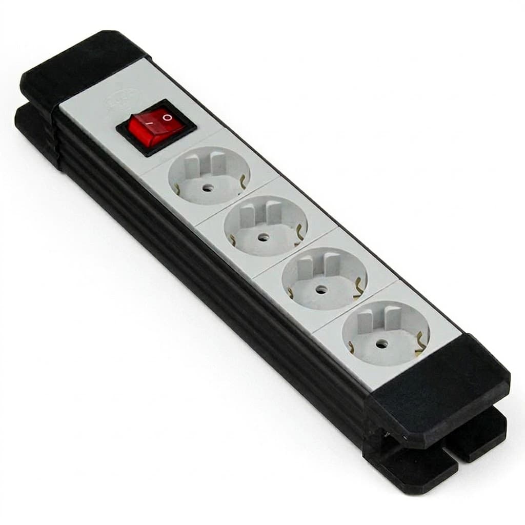 Elco 20111 modularna četvorostruka priključnica sa prekidačem, 16A/250V