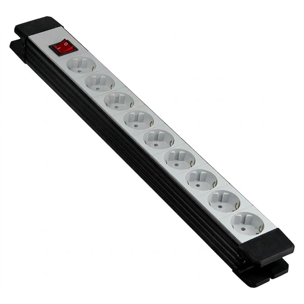 Elco 20245 modularna devetostruka priključnica sa prekidačem, 16A/250V