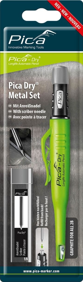 Pica PC30800 olovka za metal sa karbidnim vrhom koji se ne troši, Pica-Dry, metal set