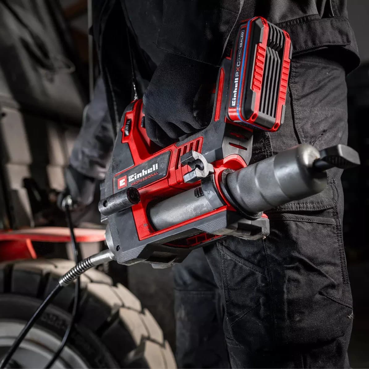 Einhell TP-GR 18/690 Li - Solo akumulatorska mazalica, 18V, bez baterije i punjača - slika 4