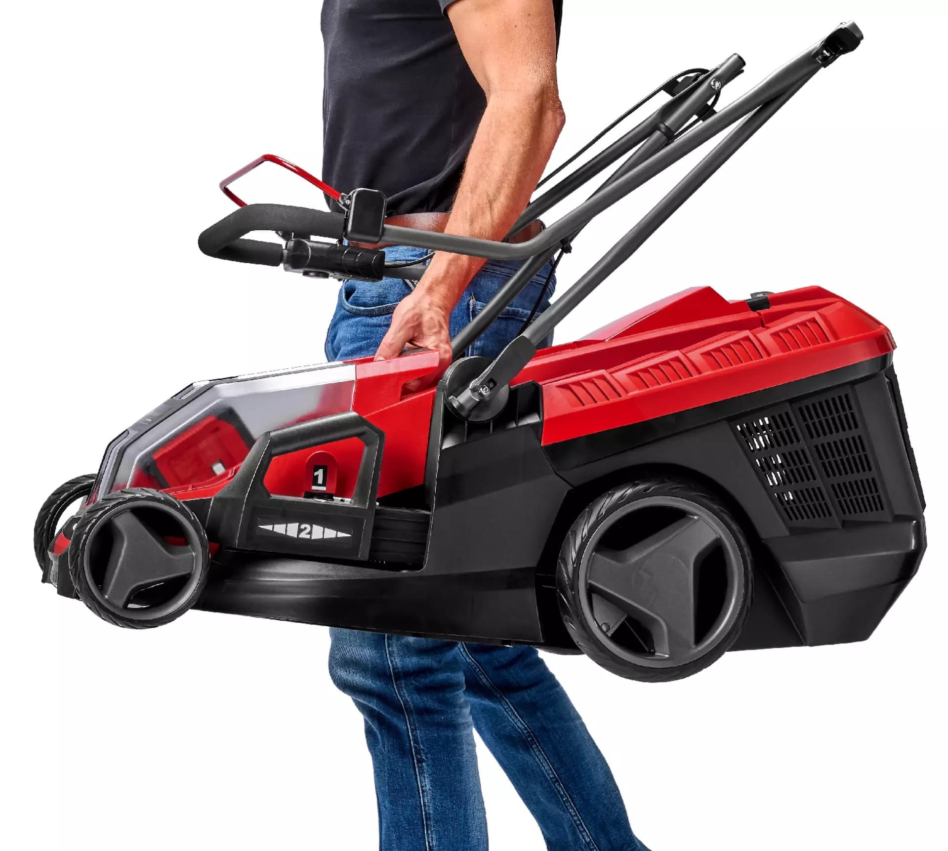 Einhell GE-CM 36/36 Li akumulatorska kosilica za travu, sa 2x4Ah baterije i dva punjača, 36V - slika 4