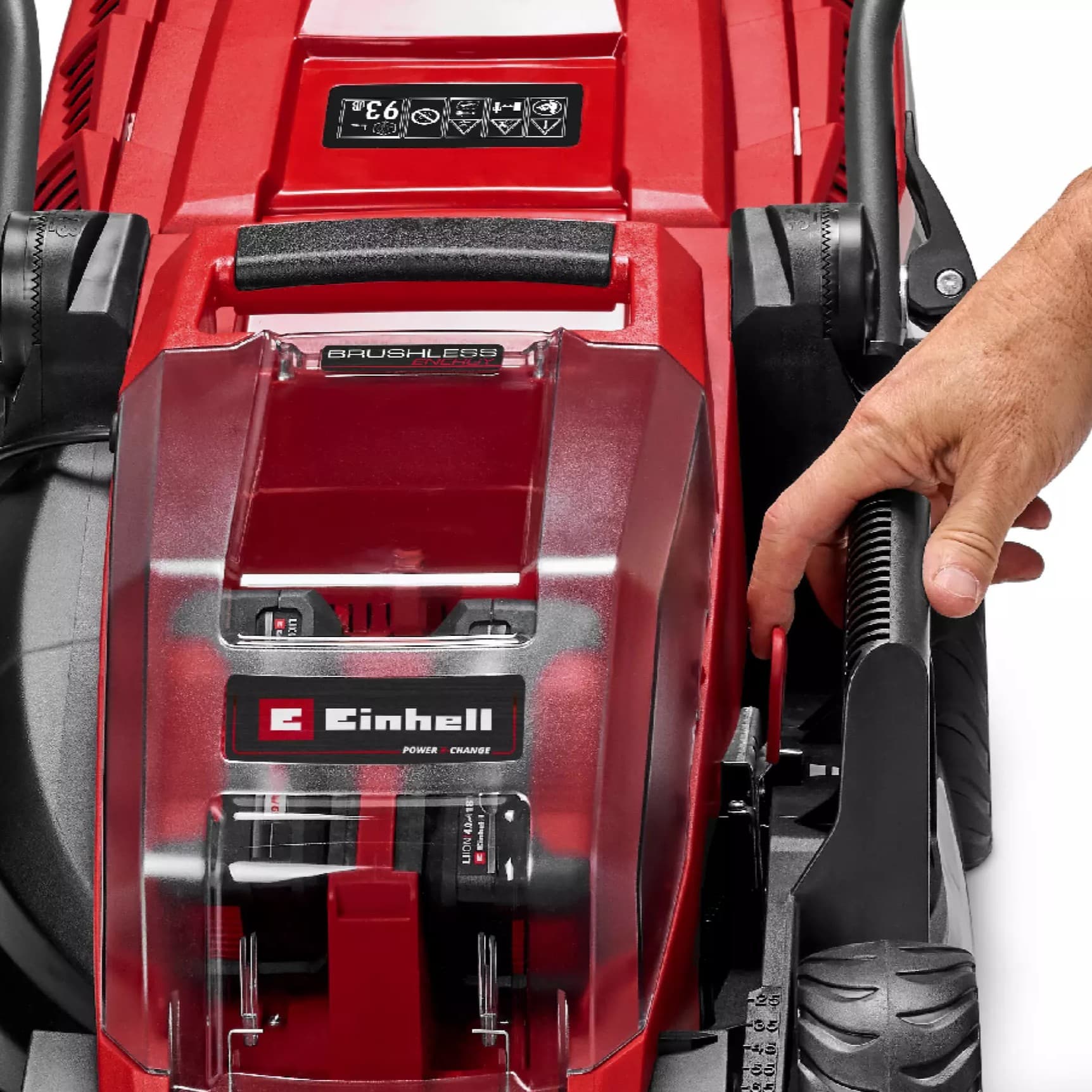 Einhell GE-CM 36/36 Li akumulatorska kosilica za travu, sa 2x4Ah baterije i dva punjača, 36V - slika 5
