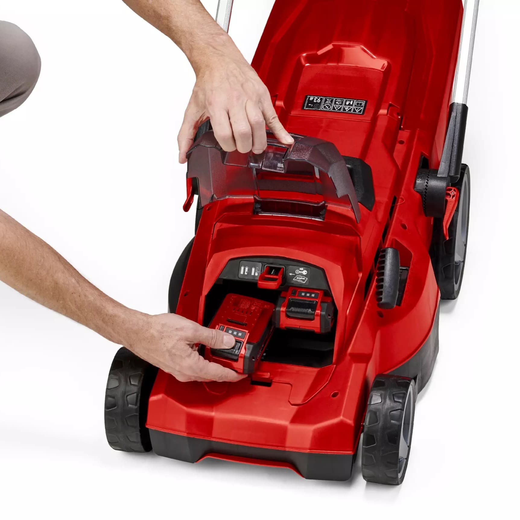 Einhell RASARRO 36/36 akumulatorska kosilica za travu, sa 2x3Ah Plus baterije i dva punjača, 36V, 36cm - slika 4