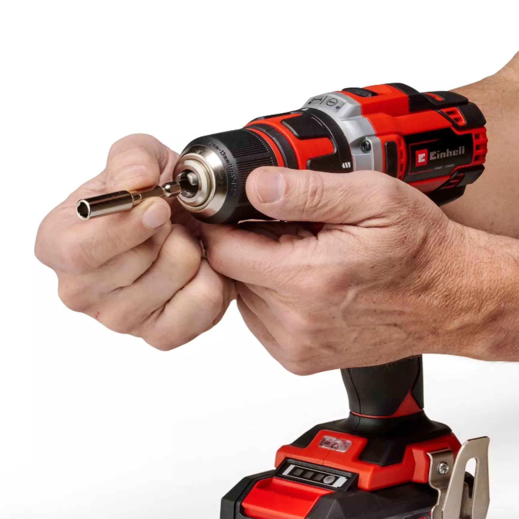 Einhell TE-CD 18/40 Li +69 akumulatorska bušilica, sa 2x2Ah baterije i punjačem, 18V - slika 4