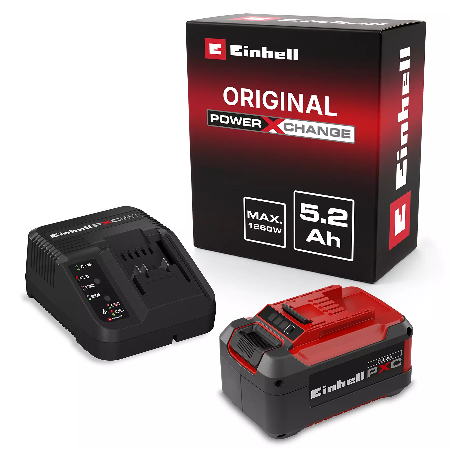 Einhell PXC Starter-Kit set punjač i 5.2Ah baterija, 18V