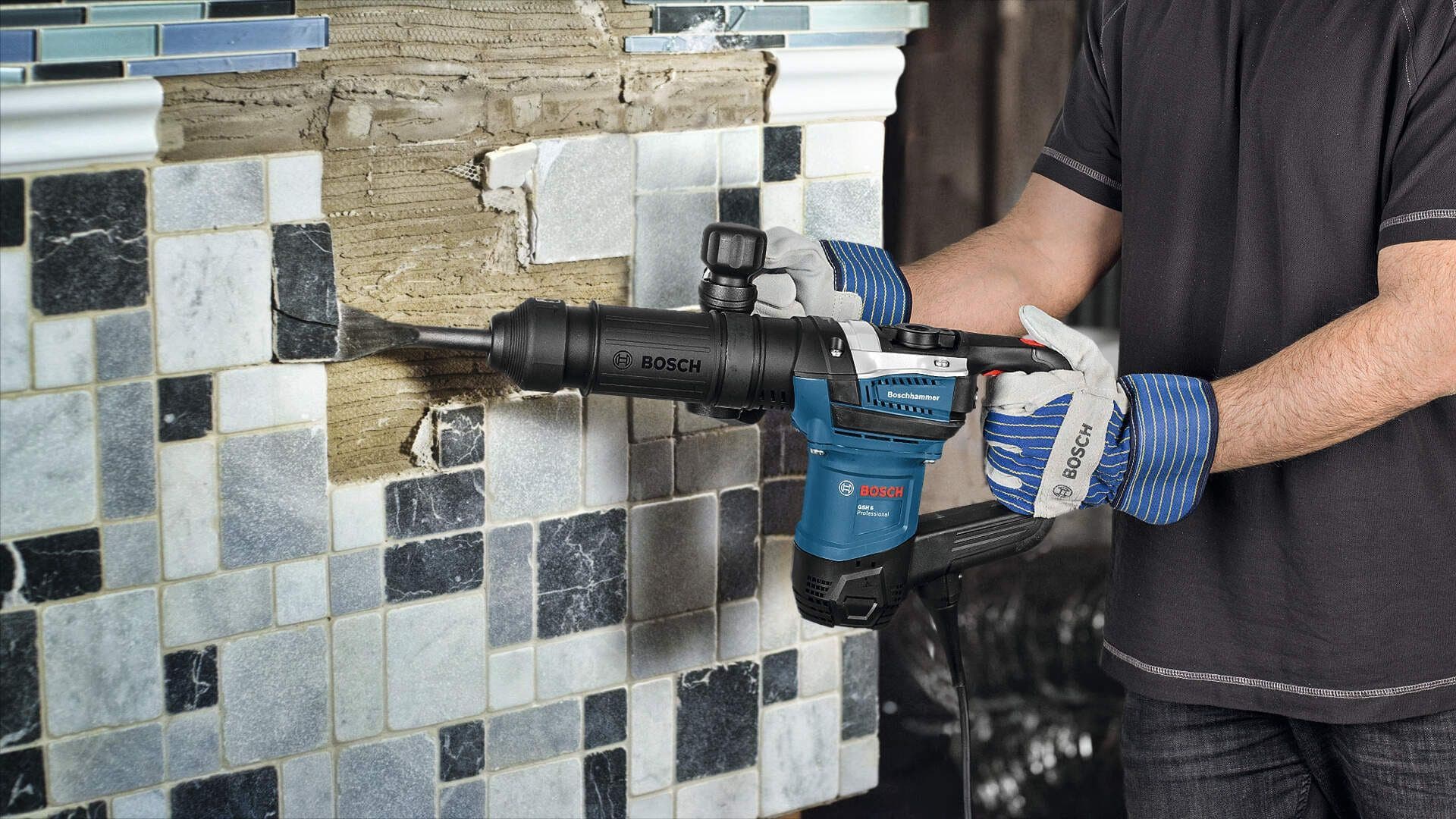 Bosch GSH 5 Elektro-pneumatski čekić za štemovanje, 1.100W - slika 6