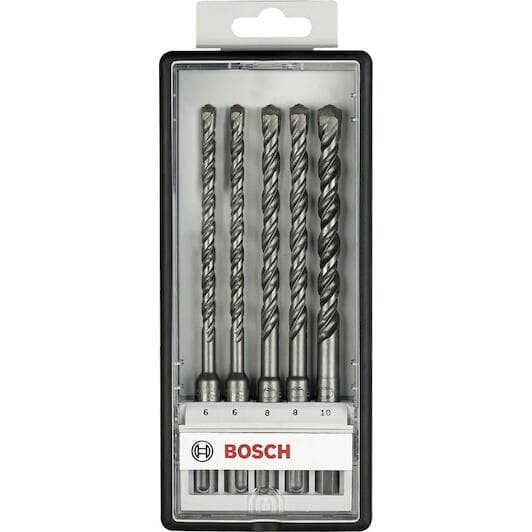 5-delni set Robust Line hamer burgija SDS plus-5 Bosch 2607019928, Ø 6,6,8,8,10 x 165mm