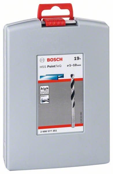 HSS spiralna burgija PointTeQ 19-delni ProBox Bosch 2608577351 - slika 2